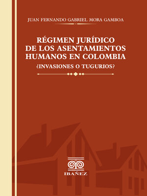 cover image of Regimen juridico de los asentamientos humanos en Colombia
